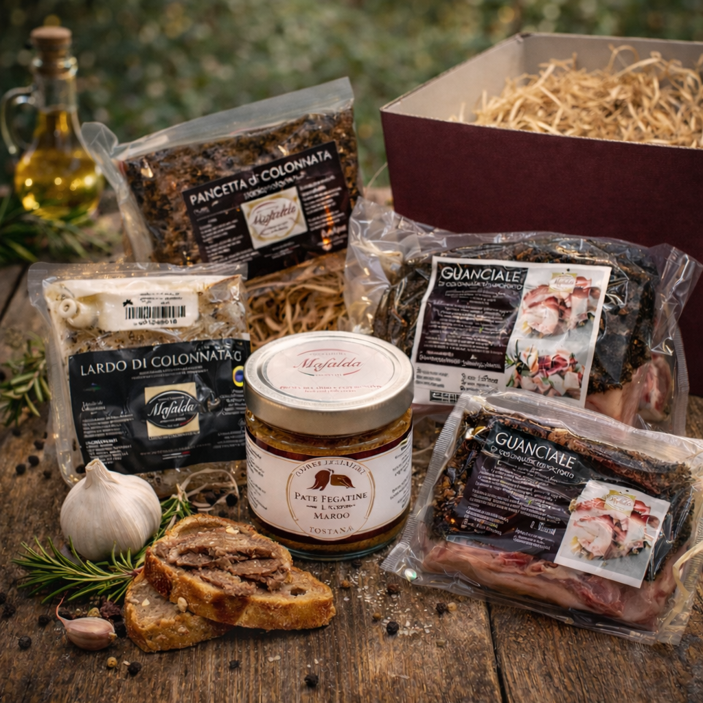 Caja de regalo con surtido de productos