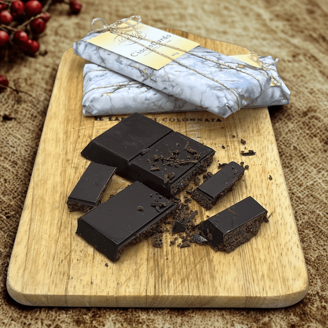 Cioccolardo: Cioccolato fondente con Lardo Mafalda - anticalarderiamafalda.com