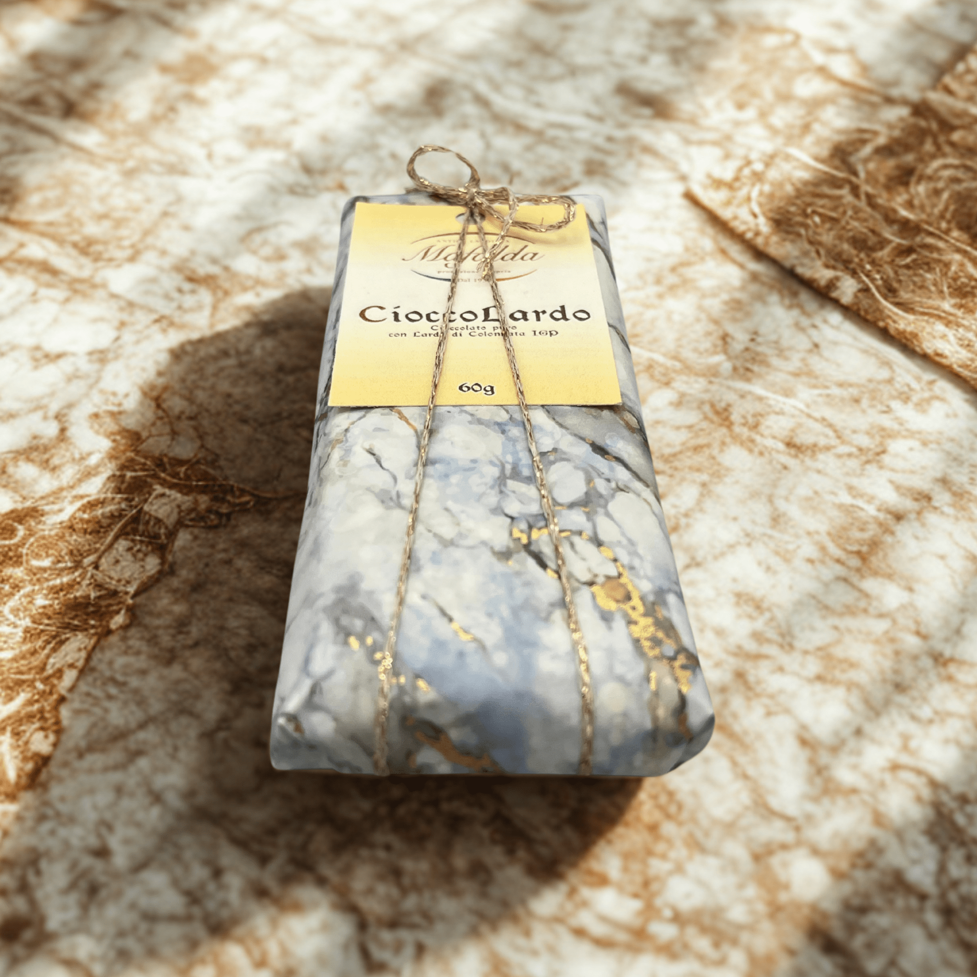 Cioccolardo: Cioccolato fondente con Lardo Mafalda - anticalarderiamafalda.com