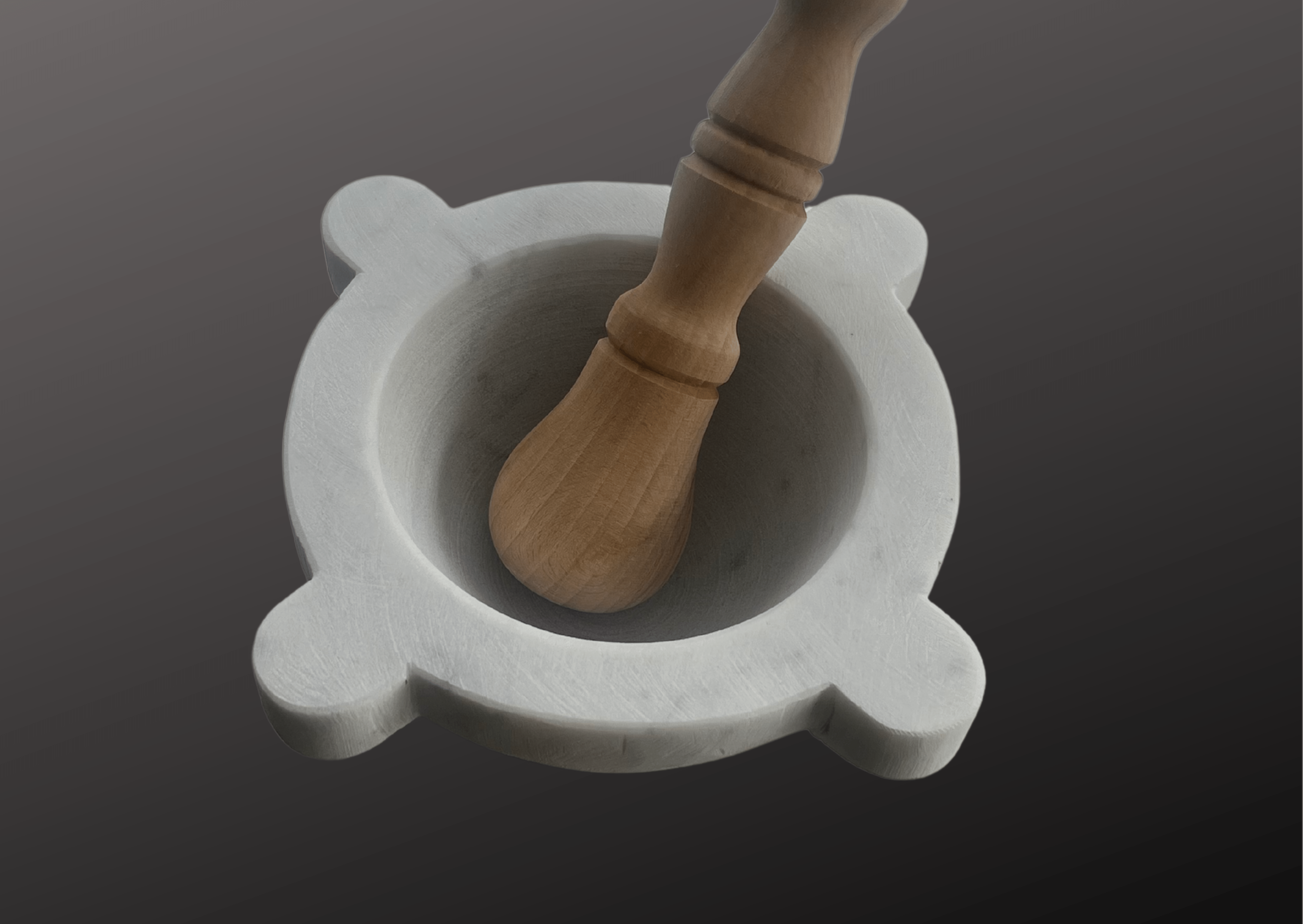 mortaio marmo di carrara