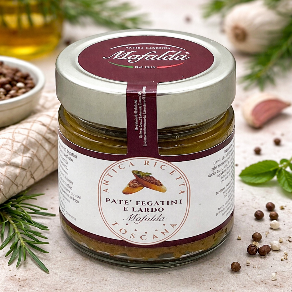 Patè de hígado y manteca de cerdo de Mafalda - Antigua receta toscana