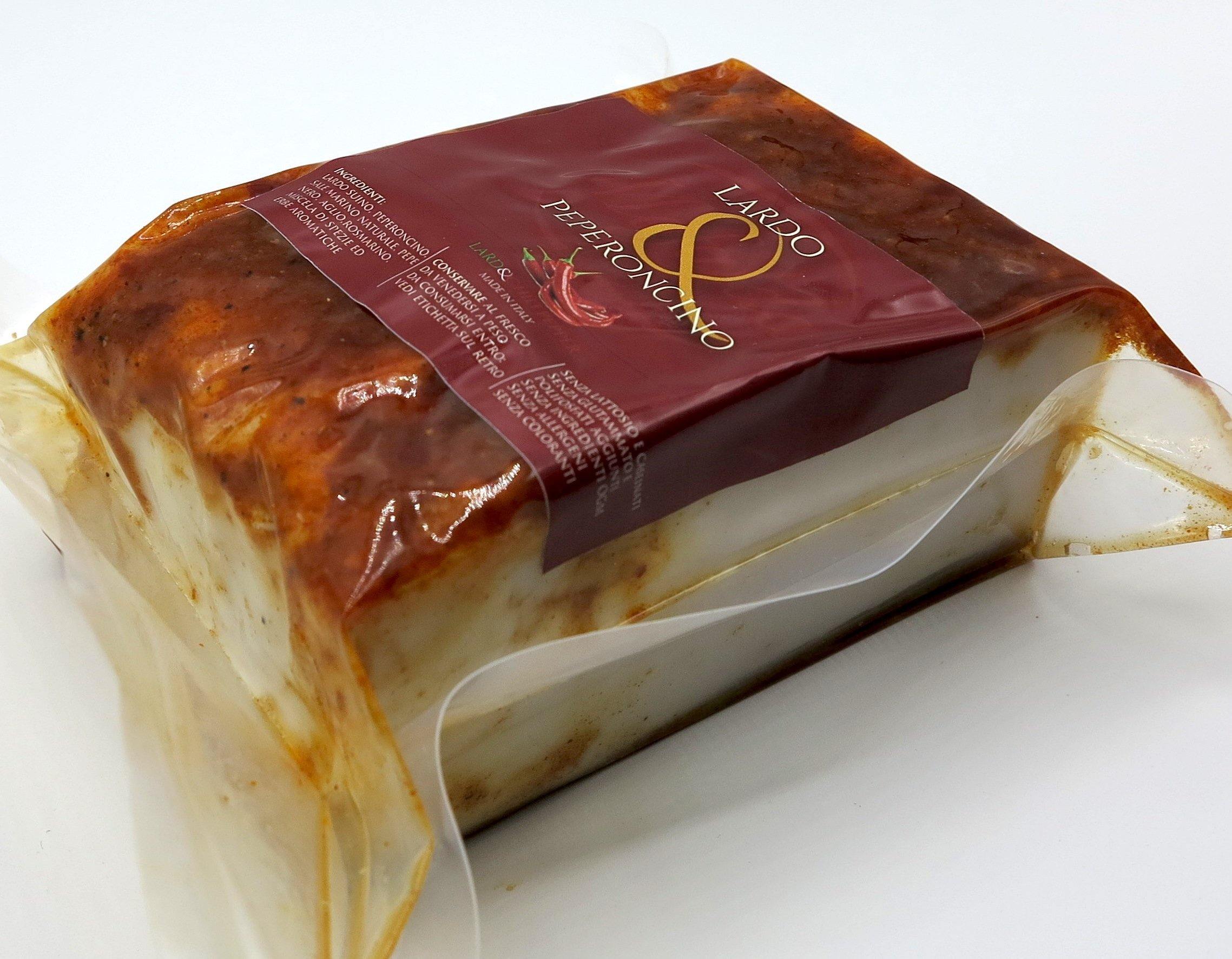 lardo di colonnata e peperoncino