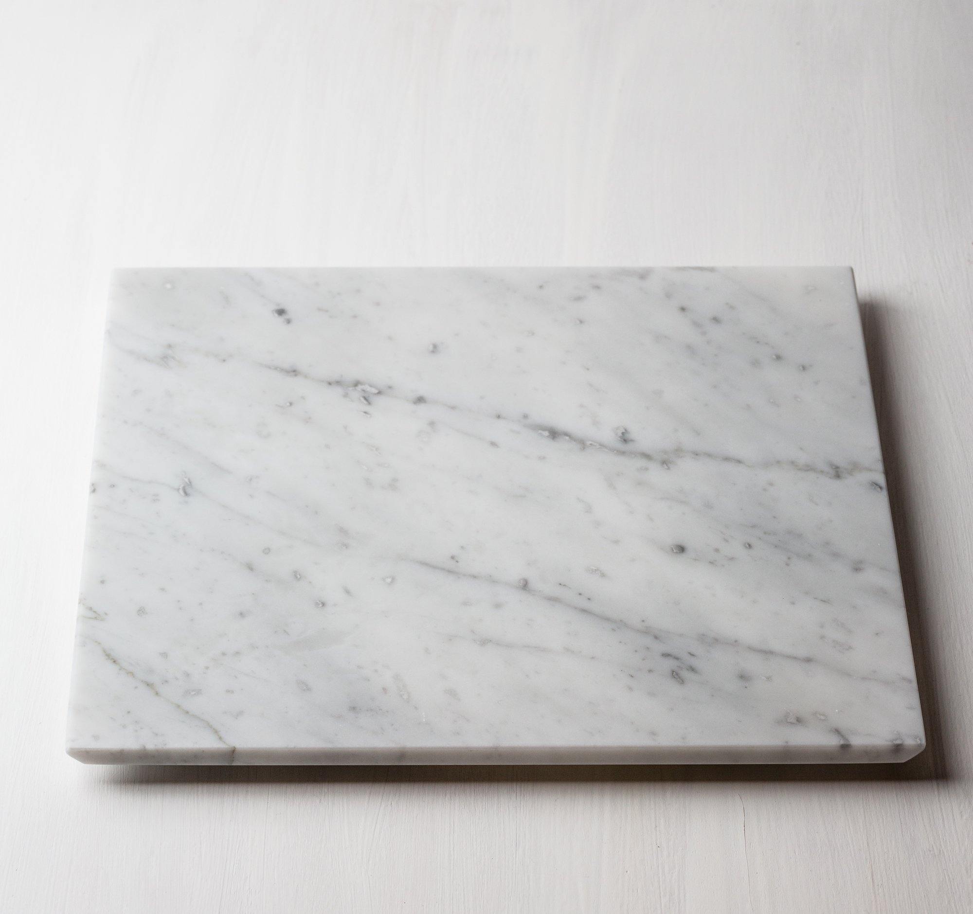 vassoio senza bordi marmo di carrara