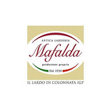 Lardo di Colonnata IGP Mafalda, la più Antica Larderia di Colonnata dal 1930, Naturale e Artigianale, Senza Conservanti Chimici, Stagionatura 6 Mesi (1Kg)