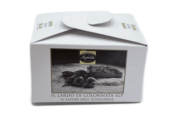 COFANETTO LARDO DI COLONNATA IGP MAFALDA 300 gr. - anticalarderiamafalda.com