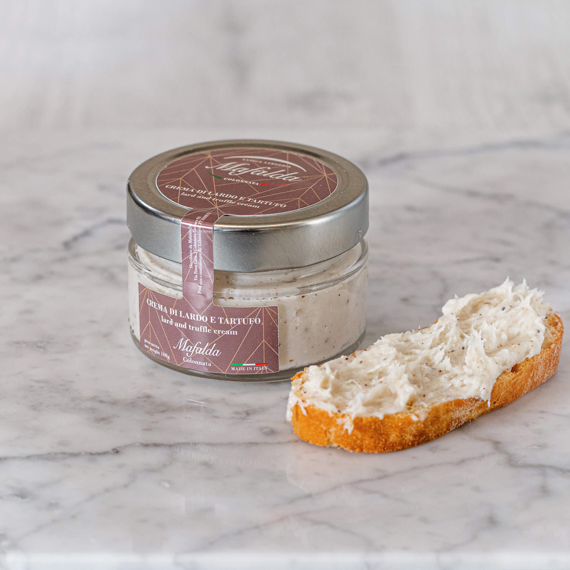 crema di lardo e tartufo