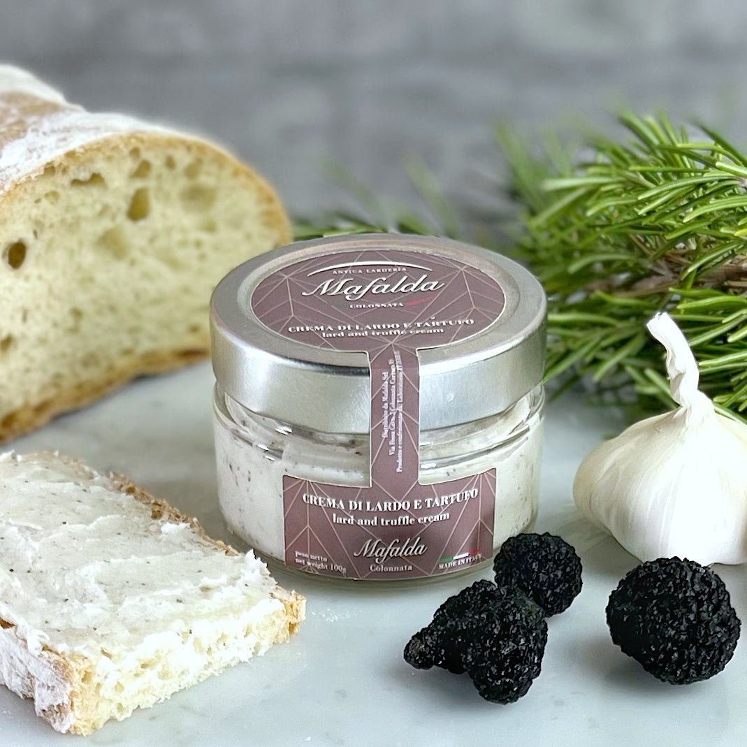 crema di lardo e tartufo