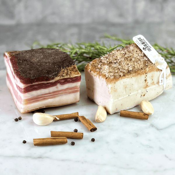 Mini box assaggio - Lardo e Pancetta/Guanciale - anticalarderiamafalda.com