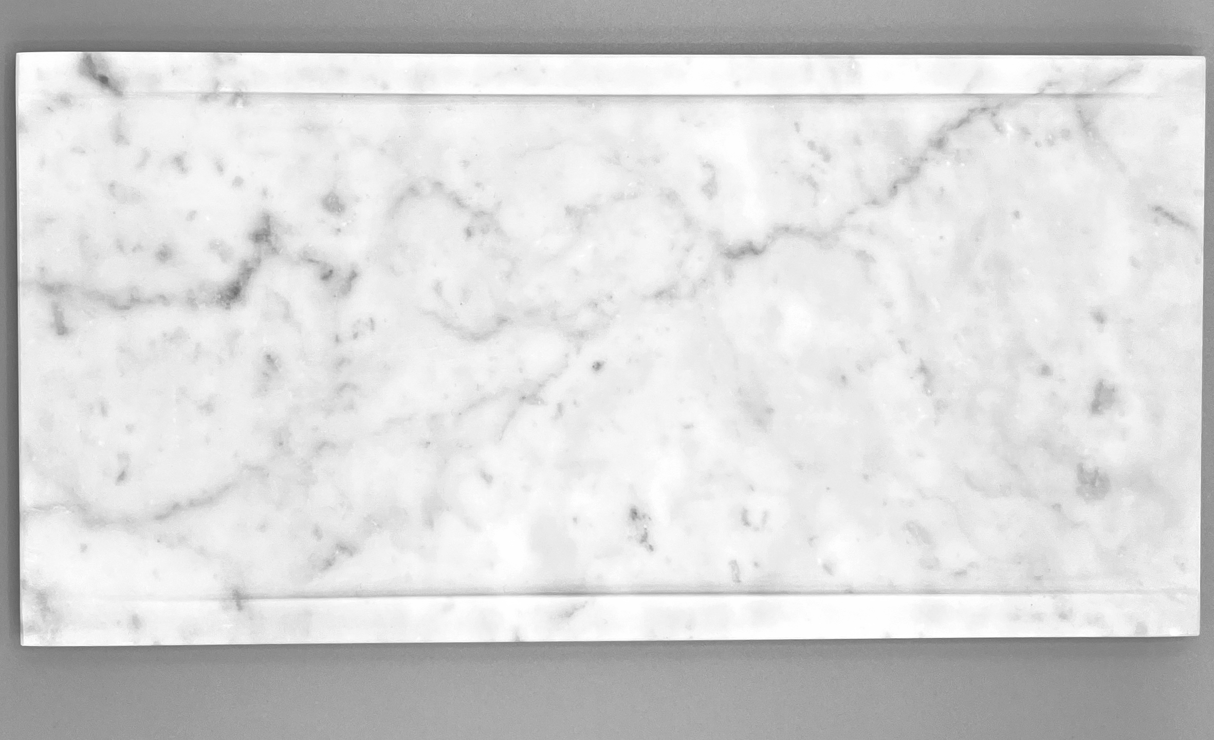 Vassoio borders Marmo Bianco Cattani - Carrara - anticalarderiamafalda.com