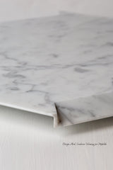 Vassoio hexagon Marmo Cattani - Carrara - anticalarderiamafalda.com