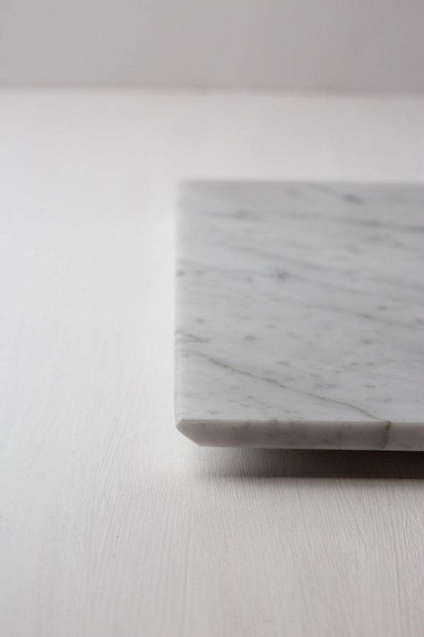 Vassoio smooth Marmo Cattani - Carrara - anticalarderiamafalda.com